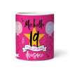 19 Years Photo Pink 19th Birthday Gift For Teenage Girl Awesome Personalised Mug