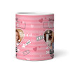 Amazing Wife Gift Pink Heart Photo Frame Tea Coffee Cup Personalised Mug