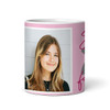 25 & Fabulous 25th Birthday Gift For Her Pink Photo Tea Coffee Personalised Mug