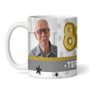 80th Birthday Gift For Him For Her Balloons Photo Tea Coffee Personalised Mug