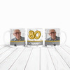 80th Birthday Gift For Him For Her Balloons Photo Tea Coffee Personalised Mug