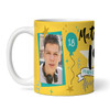 18 Years Photo 18th Birthday Gift For Teenage Boy Yellow Personalised Mug