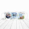 40th Birthday Gift Fishing Present For Angler For Him Photo Personalised Mug