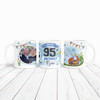 95th Birthday Gift Fishing Present For Angler For Him Photo Personalised Mug