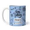 14th Birthday Gift For Boys Circle Photo Tea Coffee Cup Personalised Mug