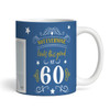 60th Birthday Photo Gift Not Everyone Looks This Good Blue Personalised Mug
