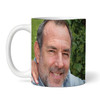 90th Birthday Gift Deep Red Gold Photo Tea Coffee Cup Personalised Mug