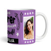 Gift For Carer Legend Photo Purple Tea Coffee Cup Personalised Mug