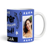Gift For Carer Legend Photo Blue Tea Coffee Cup Personalised Mug