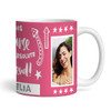 Gift For Nurse Legend Photo Pink Tea Coffee Cup Personalised Mug