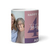 45th Birthday Photo Gift Dusky Pink Tea Coffee Cup Personalised Mug