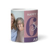 60th Birthday Photo Gift Dusky Pink Tea Coffee Cup Personalised Mug