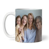 95th Birthday Photo Gift Dusky Pink Tea Coffee Cup Personalised Mug