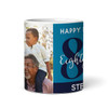 85th Birthday Photo Gift Blue Tea Coffee Cup Personalised Mug
