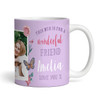 Gift For Friend Photo Purple Butterfly Tea Coffee Cup Personalised Mug