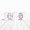 Present For Teenage Girl 17th Birthday Gift 17 Awesome Pink Personalised Mug