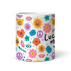 Colourful Happy Faces Tea Coffee Cup Custom Gift Personalised Mug