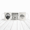 1944 Birthday Gift (Or Any Year) Legends Were Born Tea Coffee Personalised Mug