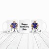 Cardiff Shitting On Swansea Funny Football Gift Team Rivalry Personalised Mug