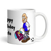 Blackburn Weeing On Burnley Funny Football Gift Team Rivalry Personalised Mug