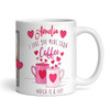 Romantic Gift I Love You More Than Coffee Photo Valentine's Day Personalised Mug