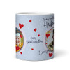 Gift For Husband Circle Love Hearts Photo Valentine's Day Gift Personalised Mug