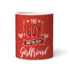 Red Photo Gift For Boyfriend Best Girlfriend Valentine's Day Personalised Mug