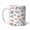 Gift For Girlfriend Photo Floral Reasons Why I Love You Personalised Mug