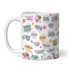 Gift For Fiancée Photo Floral Reasons Why I Love You Personalised Mug