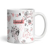 Floral Love Cupid Romantic Gift Valentine's Day Gift Personalised Mug