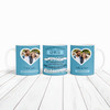 Gift For My Husband Photo Blue Valentine's Day Gift Personalised Mug