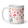 Watercolour Valentines Gift Elements Personalised Mug