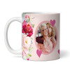 This Grandma Belongs To Photo Flower Birthday Gift Mother's Day Personalised Mug
