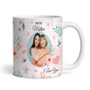 Floral Photo Mother's Day Birthday Gift For Mum Personalised Mug