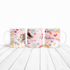 Floral Heart Photo Mother's Day Gift Personalised Mug