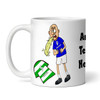 Rangers Vomiting On Celtic Funny Football Fan Gift Team Rivalry Personalised Mug