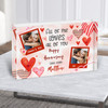 All Of Me Loves All Of You Photo Anniversary Gift Personalised Acrylic Block