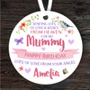 Heaven Baby Child Loss Birthday Memorial Keepsake Gift For Mummy Custom Ornament