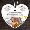 Amazing Nanny Floral Photo Frame Mother's Day Gift Heart Personalised Ornament