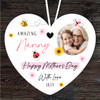 Nanny Cute Insects Photo Frame Mother's Day Gift Heart Personalised Ornament
