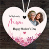 Lovely Mum Heart Photo Frame Mother's Day Gift Heart Personalised Ornament