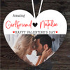 Girlfriend Wife Photo Valentine's Day Gift Heart Personalised Hanging Ornament