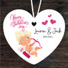 Cupid Valentine's Day Gift Heart Personalised Hanging Ornament