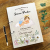 Blonde Hair Baby Boy Sympathy In Loving Memory Funeral Condolence Guest Book