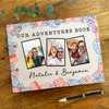 Passport Stamps Adventures Travel Family Scrapbook Photo Album Keepsake Book