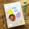 Wood Photo Balloon Photo Album Memories New Baby Keepsake Book