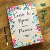 Wood Bright Floral Leaves Journal Scrapbook Organiser Wedding Day Planner Book