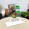 Grandfather Birthday Gift Best Grandad Rugby Photo Personalised Acrylic Plaque