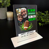 Grandfather Birthday Gift Best Grandad Rugby Photo Personalised Acrylic Plaque