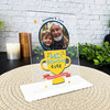 Grandfather Fathers Day Gift Grandad Trophy Photo Personalised Acrylic Plaque